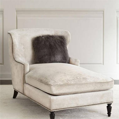 Wingback chaise lounge hot sale